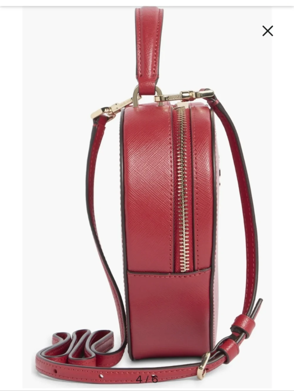 NEW Kate Spade New York ♠️ Red Leather Heart Crossbody 